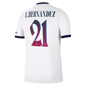 Maillot Extérieur Stadium PSG Nike 26/27 - Flocage Coupe L.Hernandez 21, vue 4
