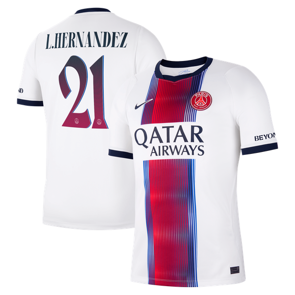 Maillot Extérieur Stadium PSG Nike 26/27 - Flocage Coupe L.Hernandez 21
