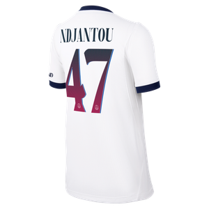 Maillot Extérieur Stadium PSG Nike 26/27 - Enfant - Flocage Coupe Ndjantou 47, vue 4