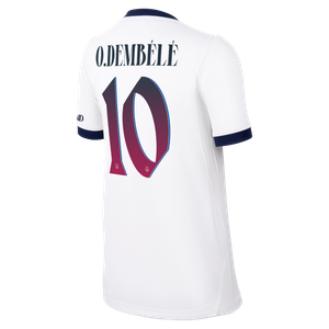 Maillot Extérieur Stadium PSG Nike 26/27 - Enfant - Flocage Coupe O.Dembélé 10, vue 4
