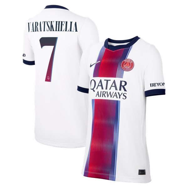 Maillot Extérieur Stadium PSG Nike 26/27 - Enfant - Flocage Coupe Kvaratskhelia 7