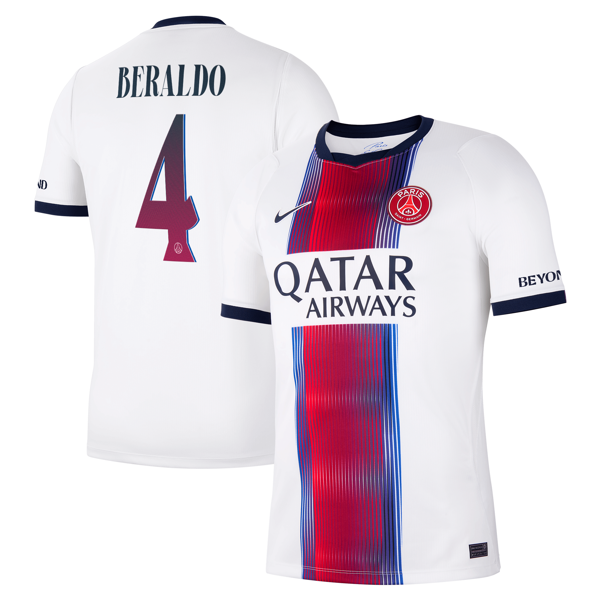 Maillot Extérieur Stadium PSG Nike 26/27 - Flocage Coupe Beraldo 4