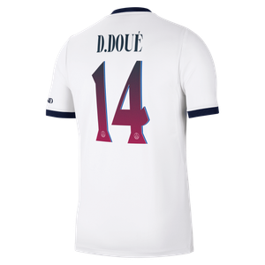 Maillot Extérieur Stadium PSG Nike 26/27 - Flocage Coupe D.Doué 14, vue 4