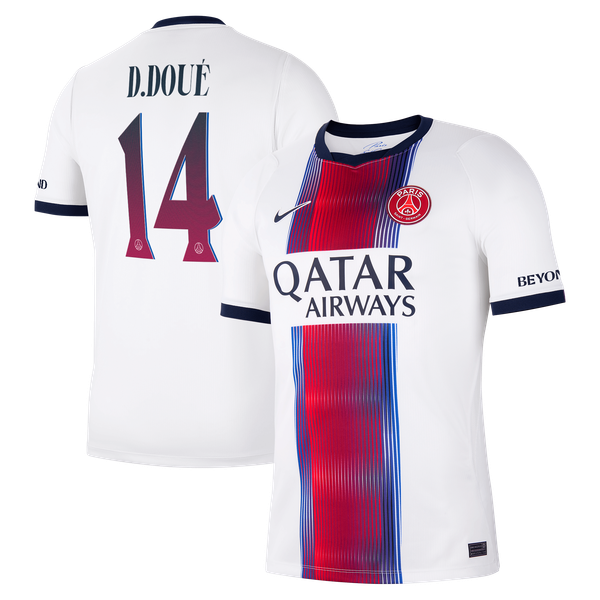 Maillot Extérieur Stadium PSG Nike 26/27 - Flocage Coupe D.Doué 14