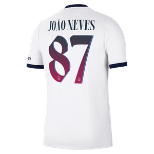 Maillot Extérieur Stadium PSG Nike 26/27 - Flocage Coupe João Neves 87, vue 4