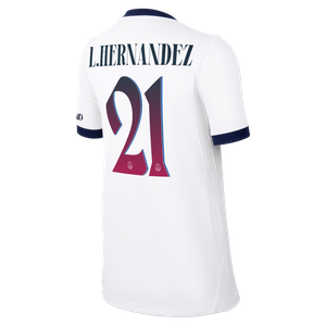 Maillot Extérieur Stadium PSG Nike 26/27 - Enfant - Flocage Coupe L.Hernandez 21, vue 4