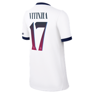 Maillot Extérieur Stadium PSG Nike 26/27 - Enfant - Flocage Coupe Vitinha 17, vue 4