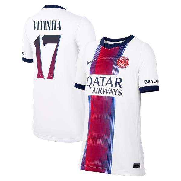 Maillot Extérieur Stadium PSG Nike 26/27 - Enfant - Flocage Coupe Vitinha 17