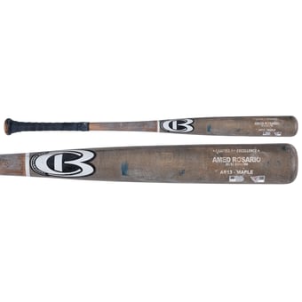 Amed Rosario New York Yankees Game-Used Gray Cooperstown Broken Bat vs. Houston Astros on April 25, 2026