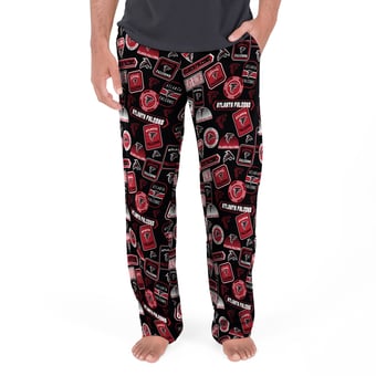 Men's Concepts Sport Black Atlanta Falcons Grady Sleep Pants