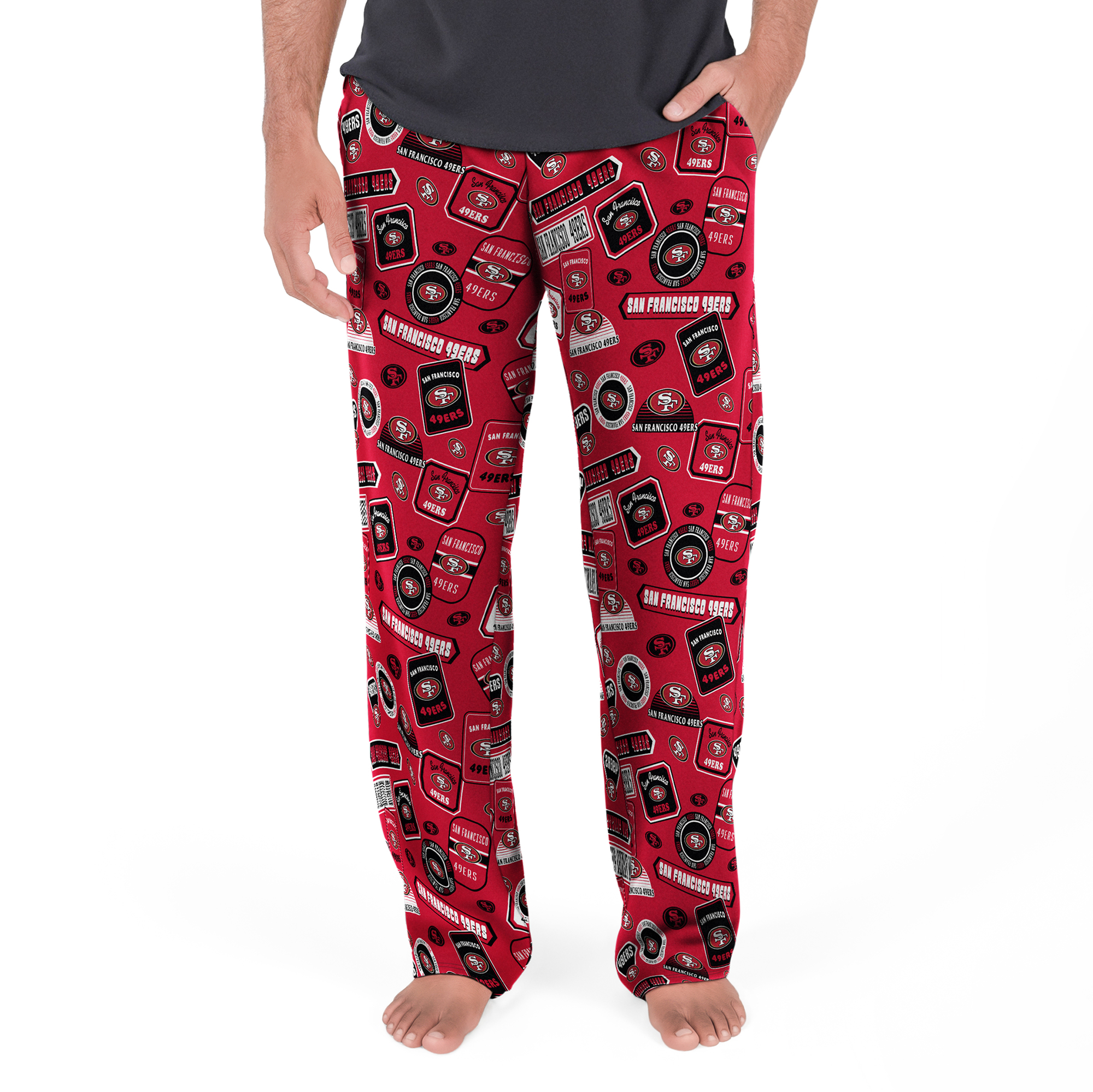 Men's Concepts Sport Scarlet San Francisco 49ers Grady Sleep Pants