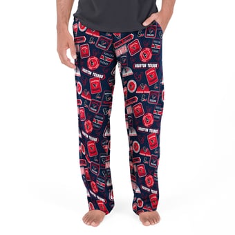Men's Concepts Sport Navy Houston Texans Grady Sleep Pants