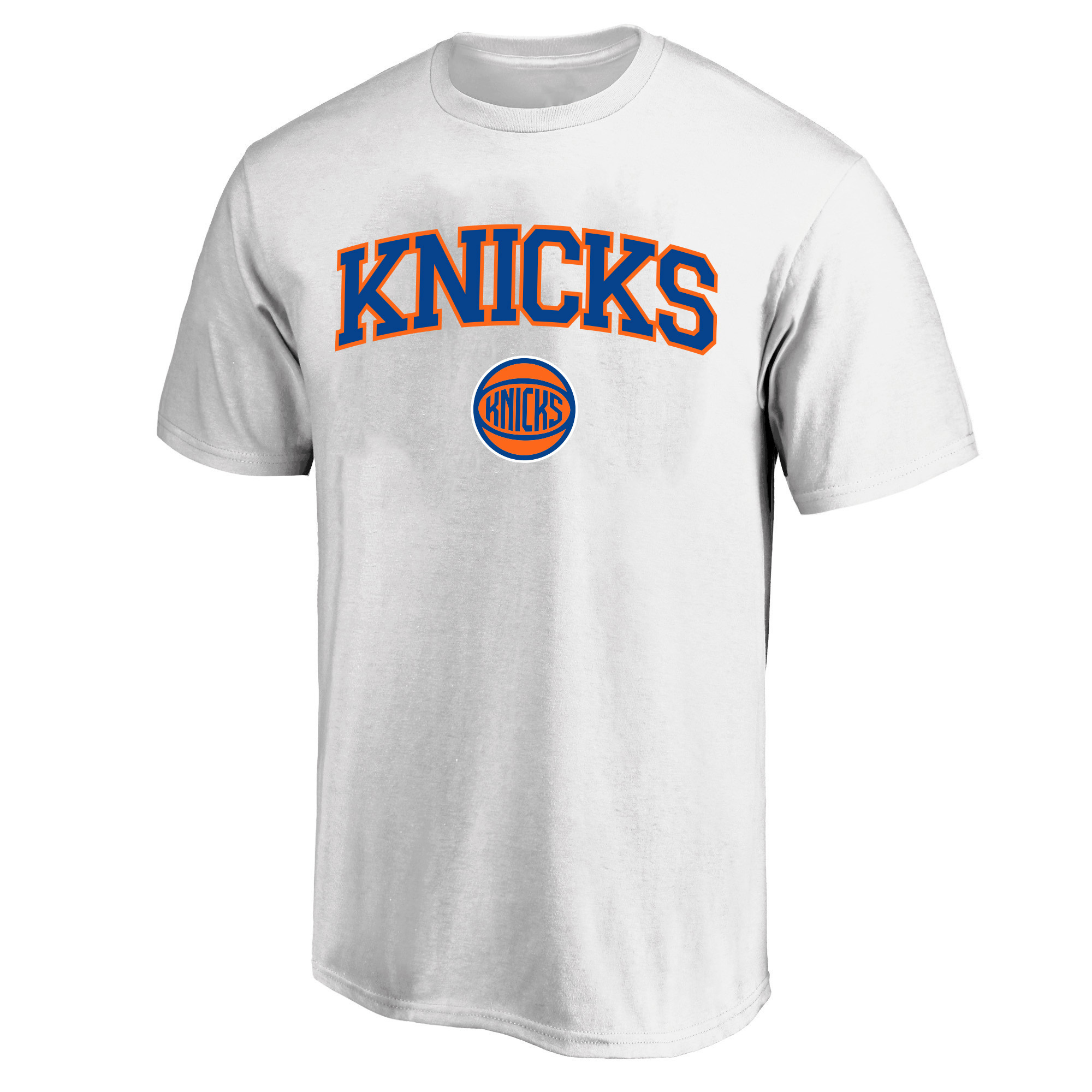 Fanatics Men's White New York Knicks Big & Tall Arch Over Logo T-Shirt - White