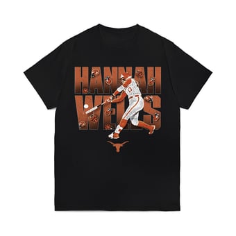 Unisex Athlete's Thread Hannah Wells Black Texas Longhorns Ladybug T-Shirt