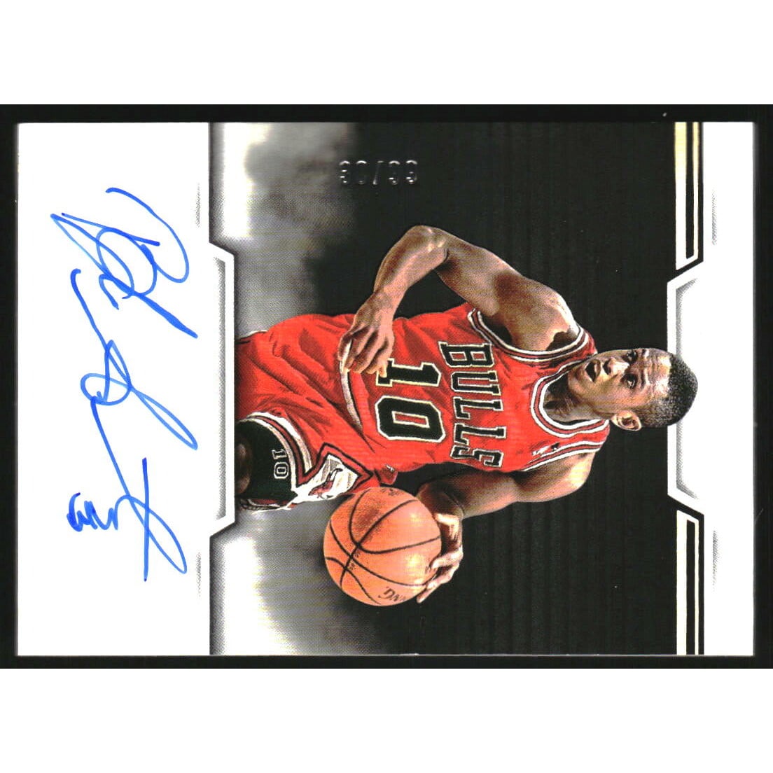 2024-25 Panini Noir Autographs Noir Color #30 B.J. Armstrong/99. rookie card picture