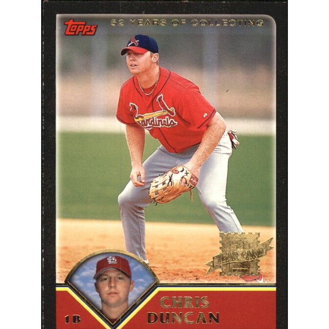 2003 Topps Black #292 Chris Duncan FY. rookie card picture