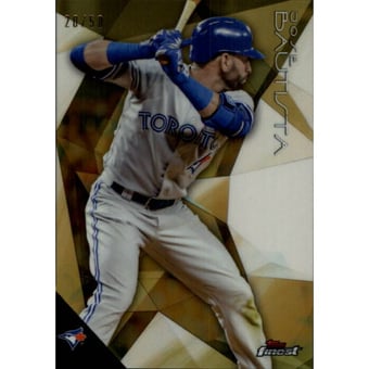 2015 Finest Gold Refractors #86 Jose Bautista