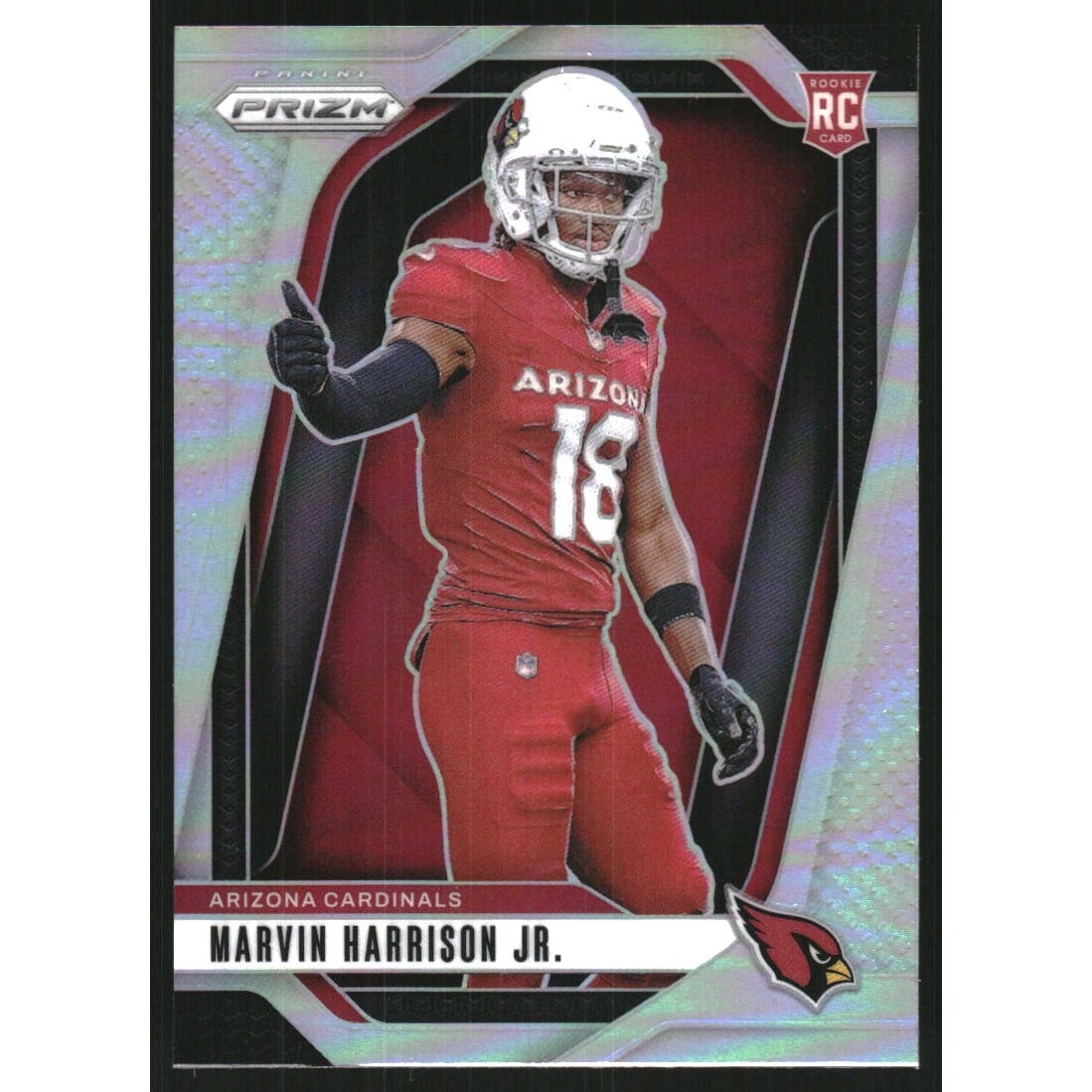2024 Panini Prizm Rookie Variations Prizms Silver #30 Marvin Harrison Jr.. rookie card picture