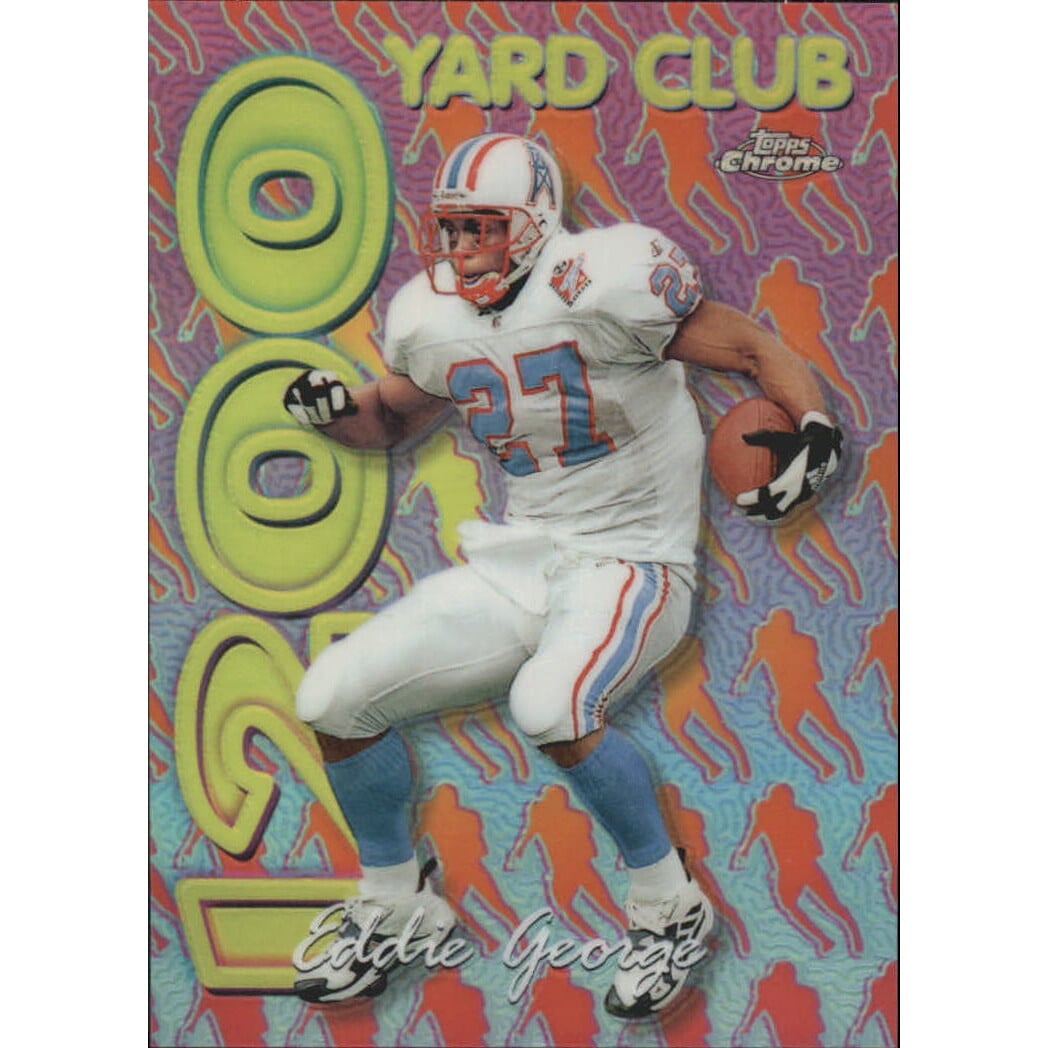 1999 Topps Chrome All-Etch Refractors #AE4 Eddie George. rookie card picture