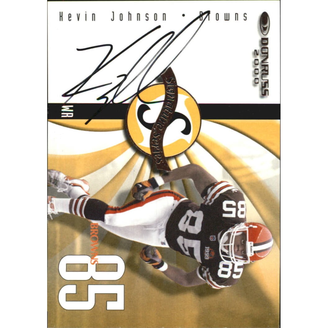 2000 Donruss Signature Series Gold #35 Kevin Johnson. rookie card picture