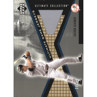 2002 Ultimate Collection Game Jersey Tier 1 #JG Jason Giambi