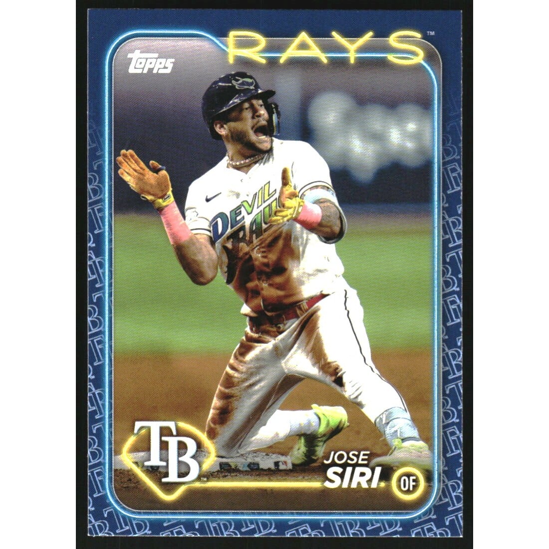 2024 Topps Team Color Border Variations #436 Jose Siri. rookie card picture