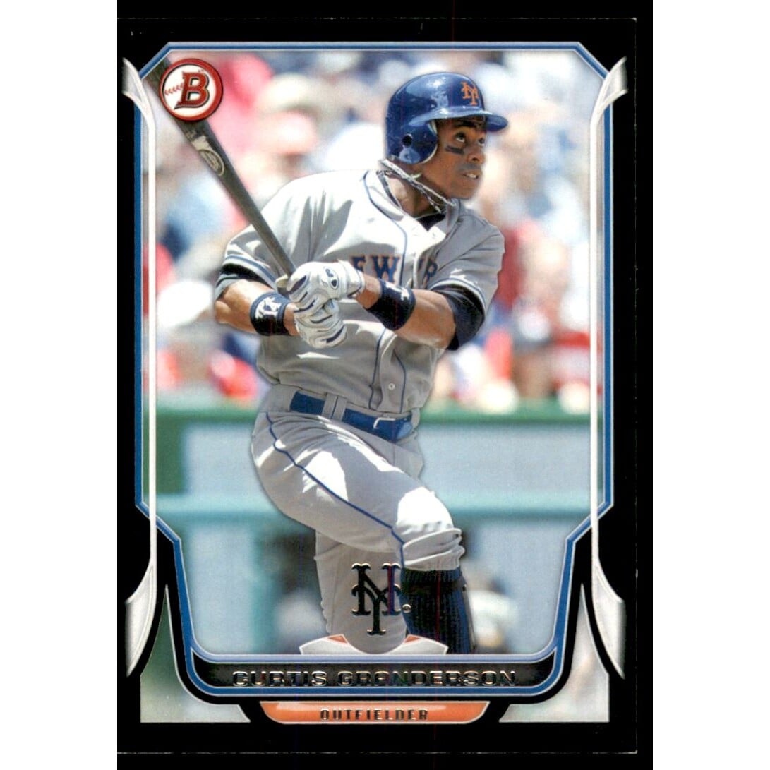 2014 Bowman Black #58 Curtis Granderson. rookie card picture