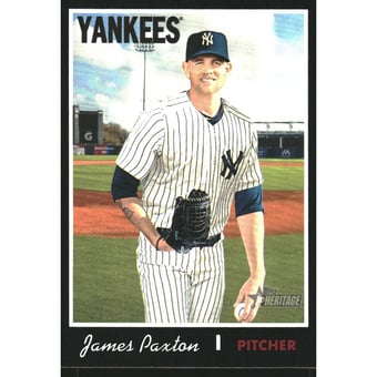 2019 Topps Heritage Black Border #138 James Paxton