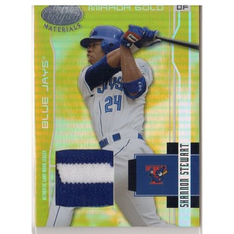 2003 Leaf Certified Materials Mirror Gold Materials #197 Shannon Stewart Jsy