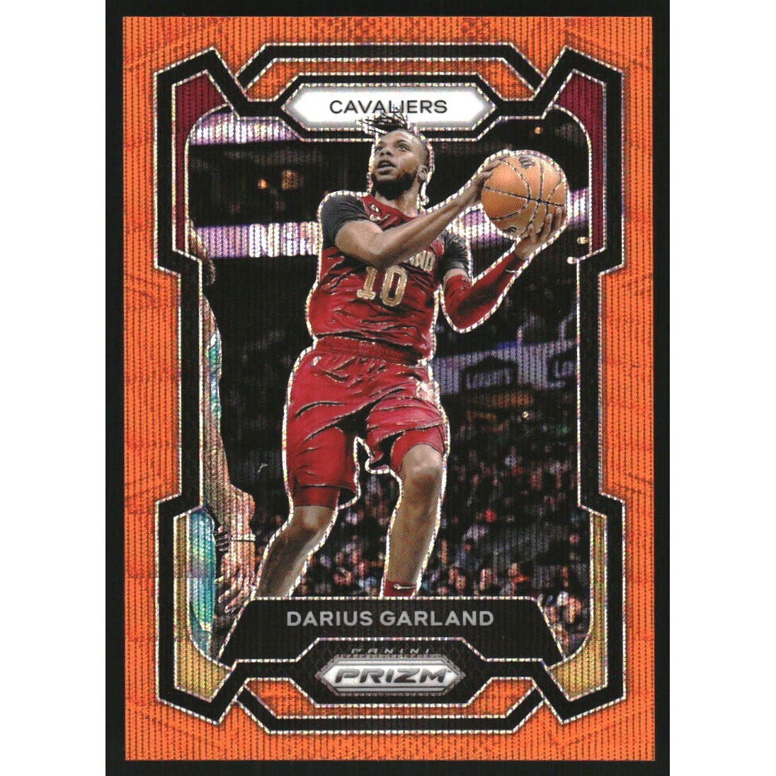 2023-24 Panini Prizm Prizms Orange Wave #81 Darius Garland