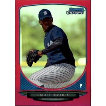 2013 Bowman Chrome Prospects Magenta Refractors #BCP174 Rafael De Paula