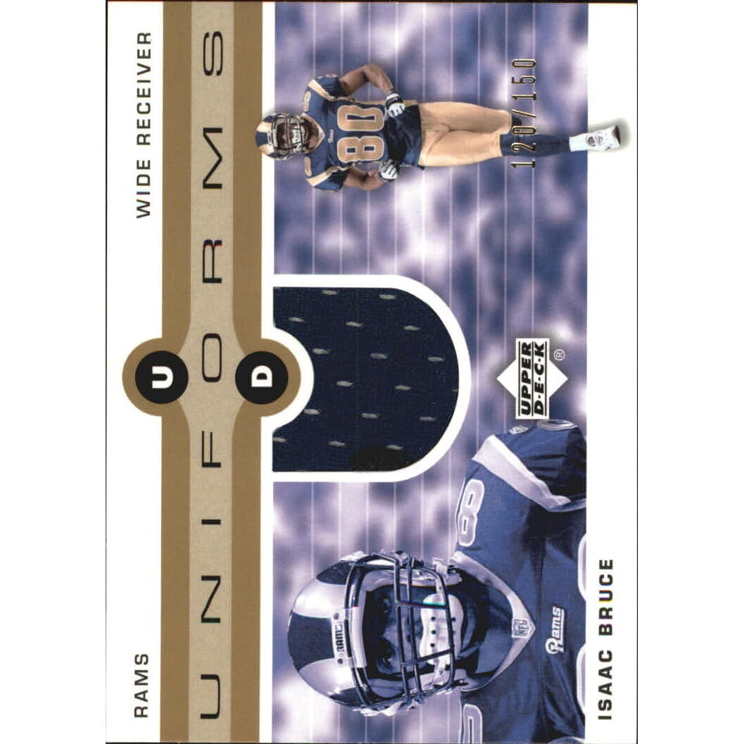 2002 Upper Deck Uniforms Gold #UDUIB Isaac Bruce