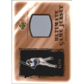 2001 Ultimate Collection Game Jersey Copper #UGS Gary Sheffield