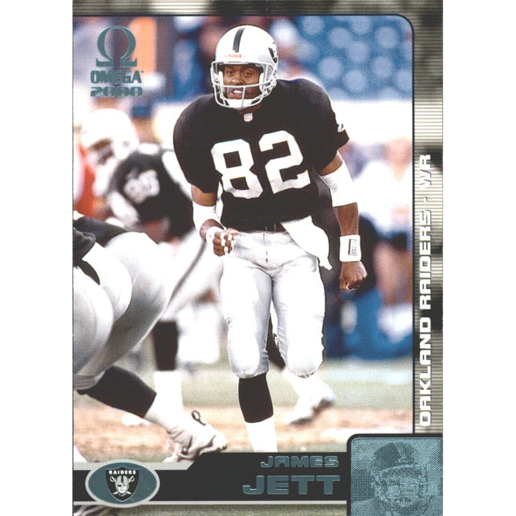 2000 Pacific Omega Platinum Blue #98 James Jett