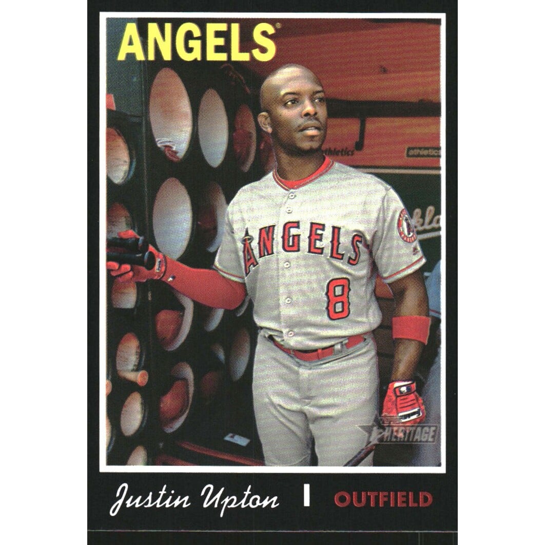 2019 Topps Heritage Black Border #421 Justin Upton