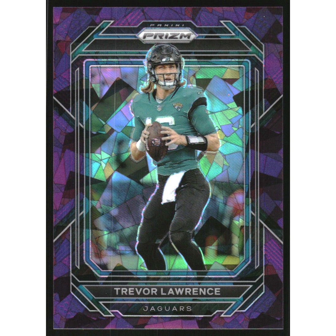 2022 Panini Prizm Prizms Purple Ice #131 Trevor Lawrence 2022 Panini Prizm Prizms Purple Ice #131 Trevor Lawrence