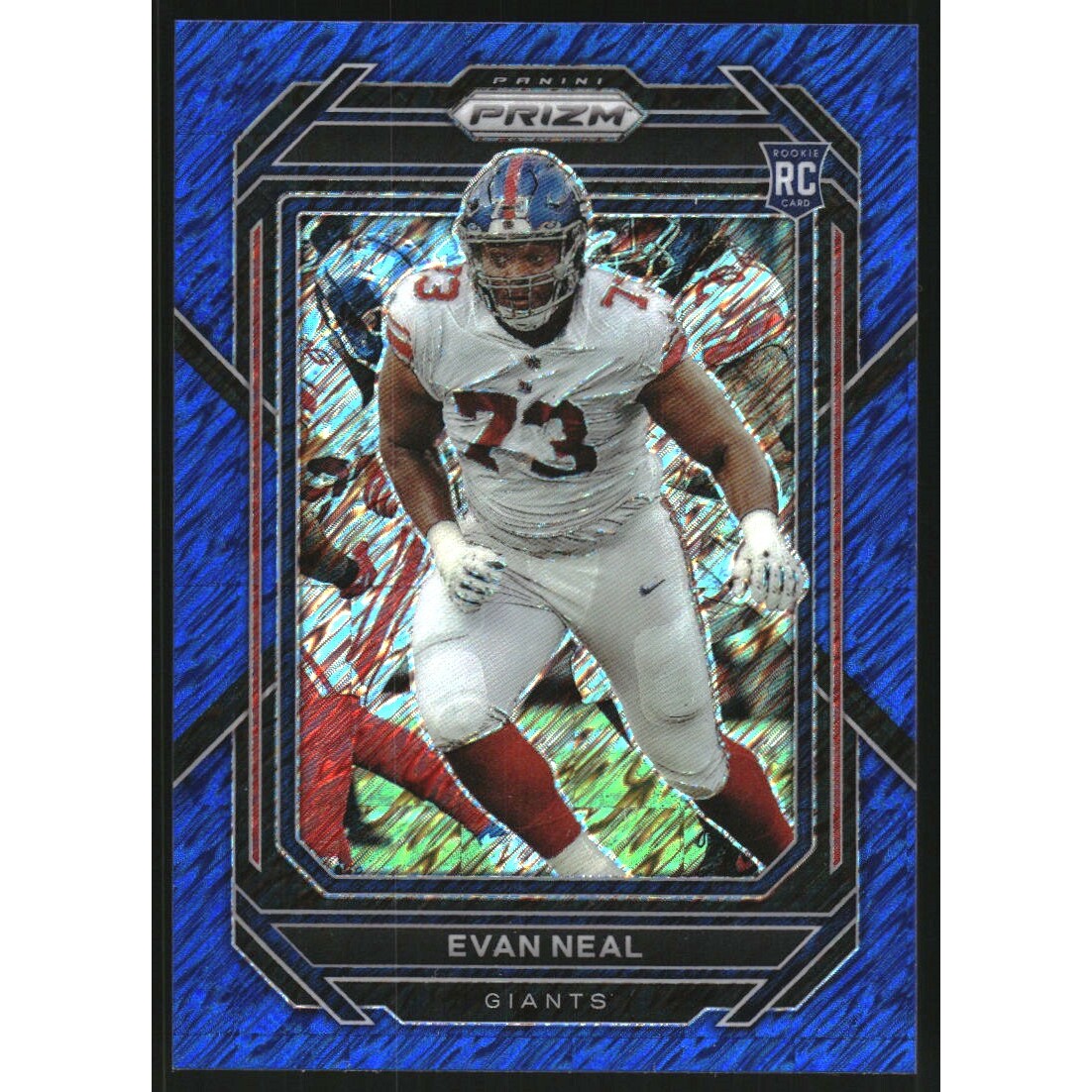 2022 Panini Prizm Prizms Blue Shimmer #367 Evan Neal 2022 Panini Prizm Prizms Blue Shimmer #367 Evan Neal