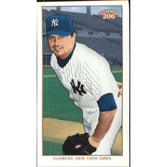 2002 Topps 206 Piedmont Red #183B Roger Clemens Pinstripes