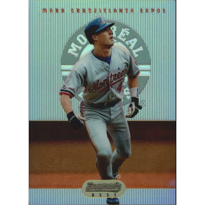 1995 Bowman's Best Refractors #86 Mark Grudzielanek. rookie card picture