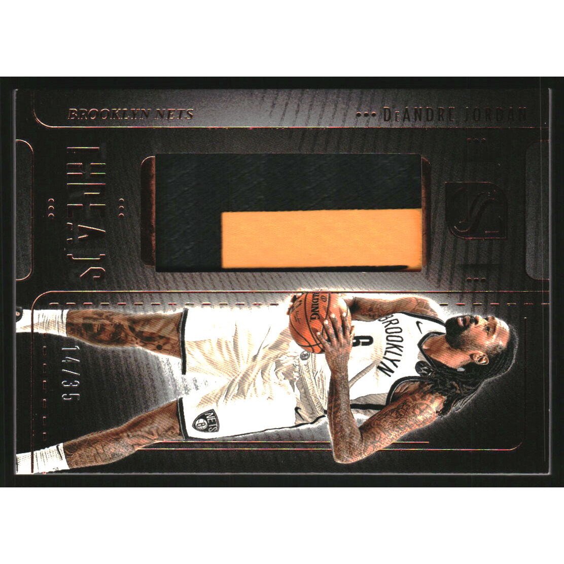2024-25 Panini Silhouette Threads Bronze #33 DeAndre Jordan. rookie card picture