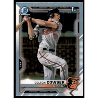 2021 Bowman Chrome Draft Refractors #BDC166 Colton Cowser