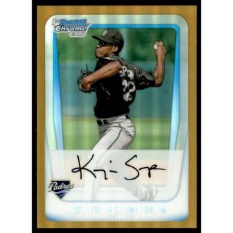 2011 Bowman Chrome Prospects Gold Refractors #BCP182 Keyvius Sampson