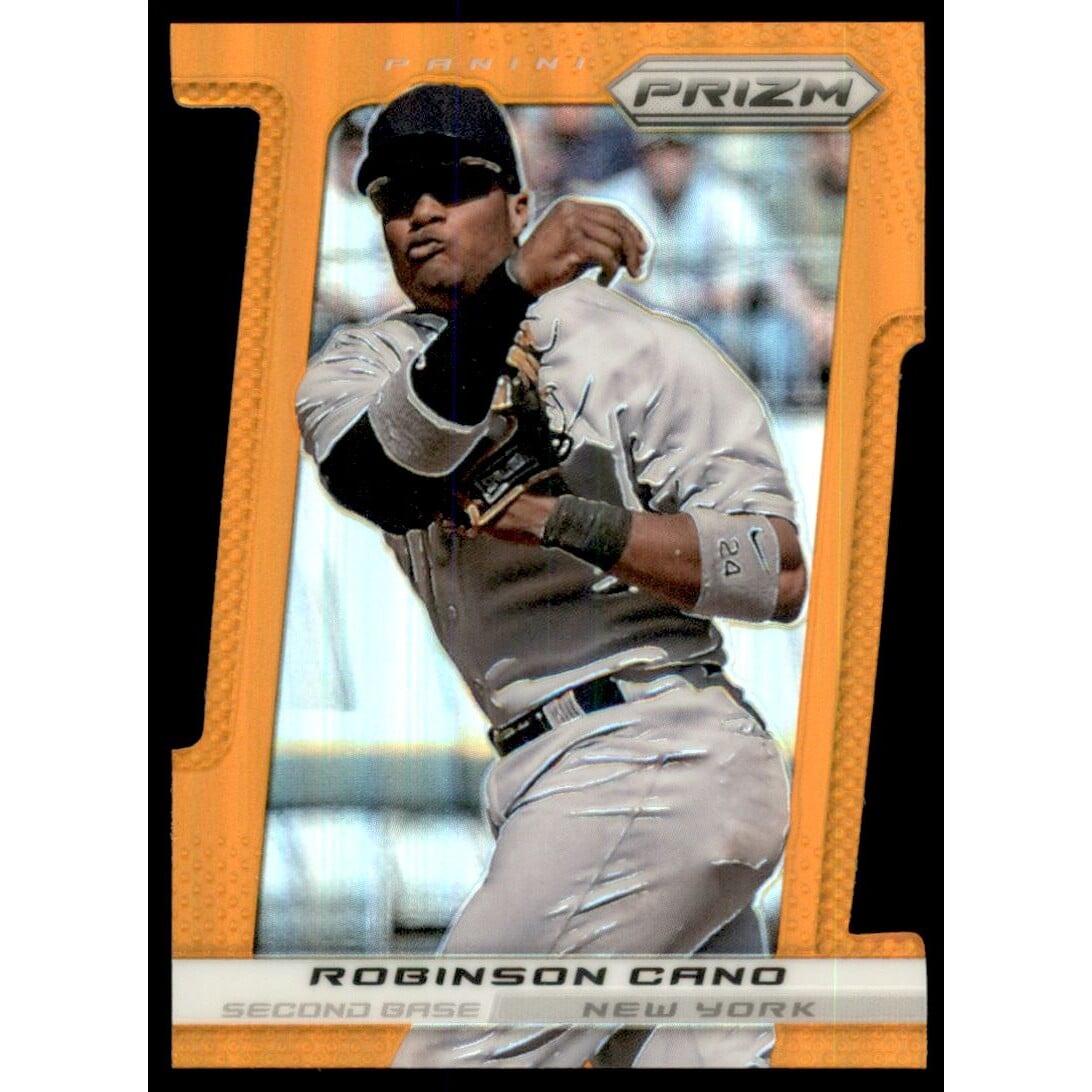 2013 Panini Prizm Prizms Orange Die-Cut #121 Robinson Cano. rookie card picture