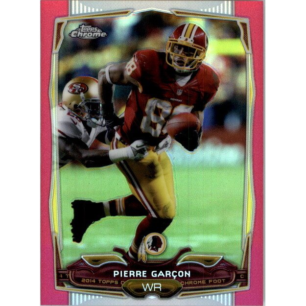 2014 Topps Chrome Mini Pink Refractors #18 Pierre Garcon. rookie card picture