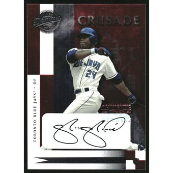 2001 Donruss Class of 2001 Crusade Autographs #C20 Shannon Stewart/200