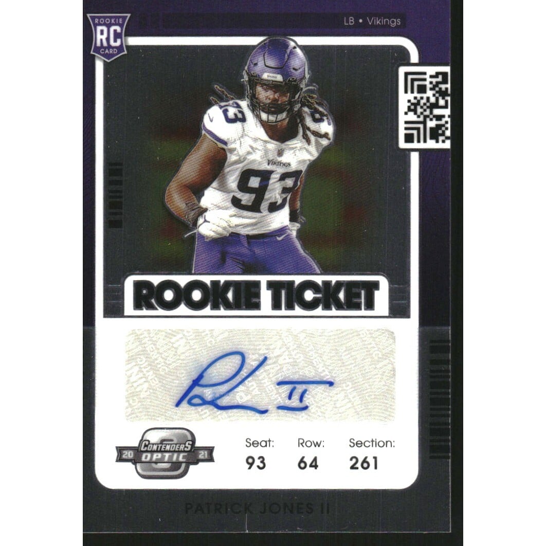 2021 Panini Contenders Optic #173 Patrick Jones II AU RC. rookie card picture