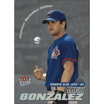 2001 Ultra Platinum Medallion #48 Alex Gonzalez