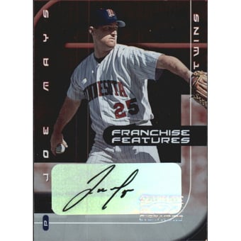 2002 Donruss Best of Fan Club Franchise Features Autographs #FF13 Joe Mays/75
