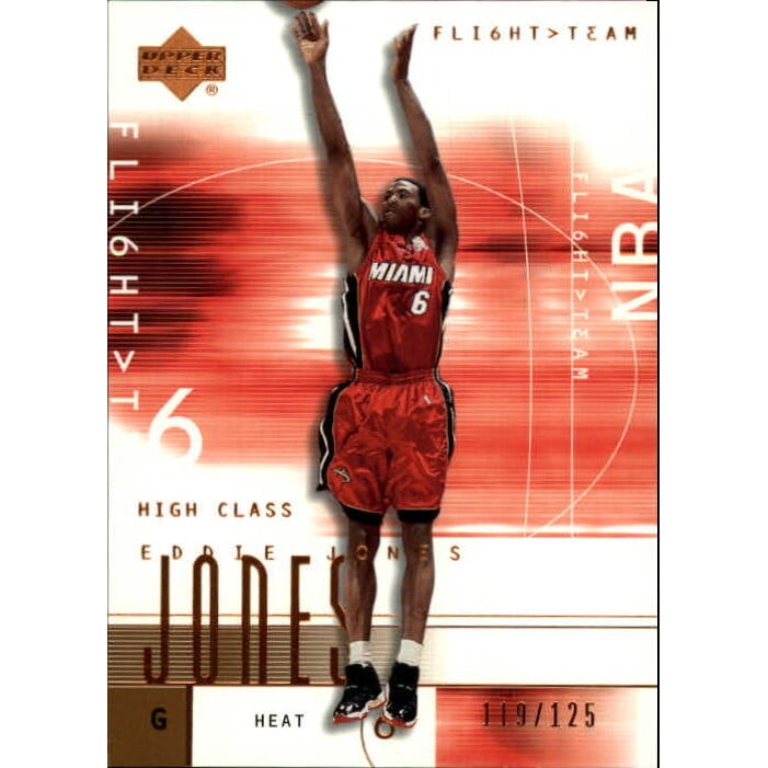2001-02 Upper Deck Flight Team Copper #28 Eddie Jones. rookie card picture
