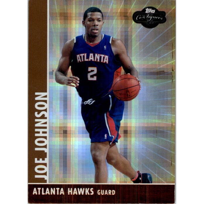 2008-09 Topps Co-Signers Hyper Bronze #54 Joe Johnson. rookie card picture